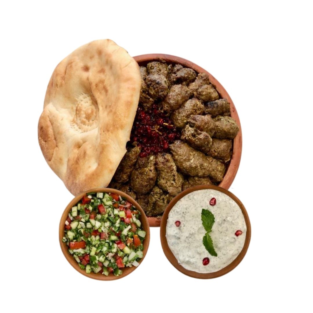 LAMB KOOBIDEH, ZIRESHK BERRIES AND SAFFRON RICE