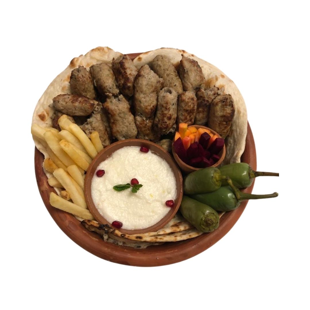 Lebanese Chicken Kofta Kebabs with Naan