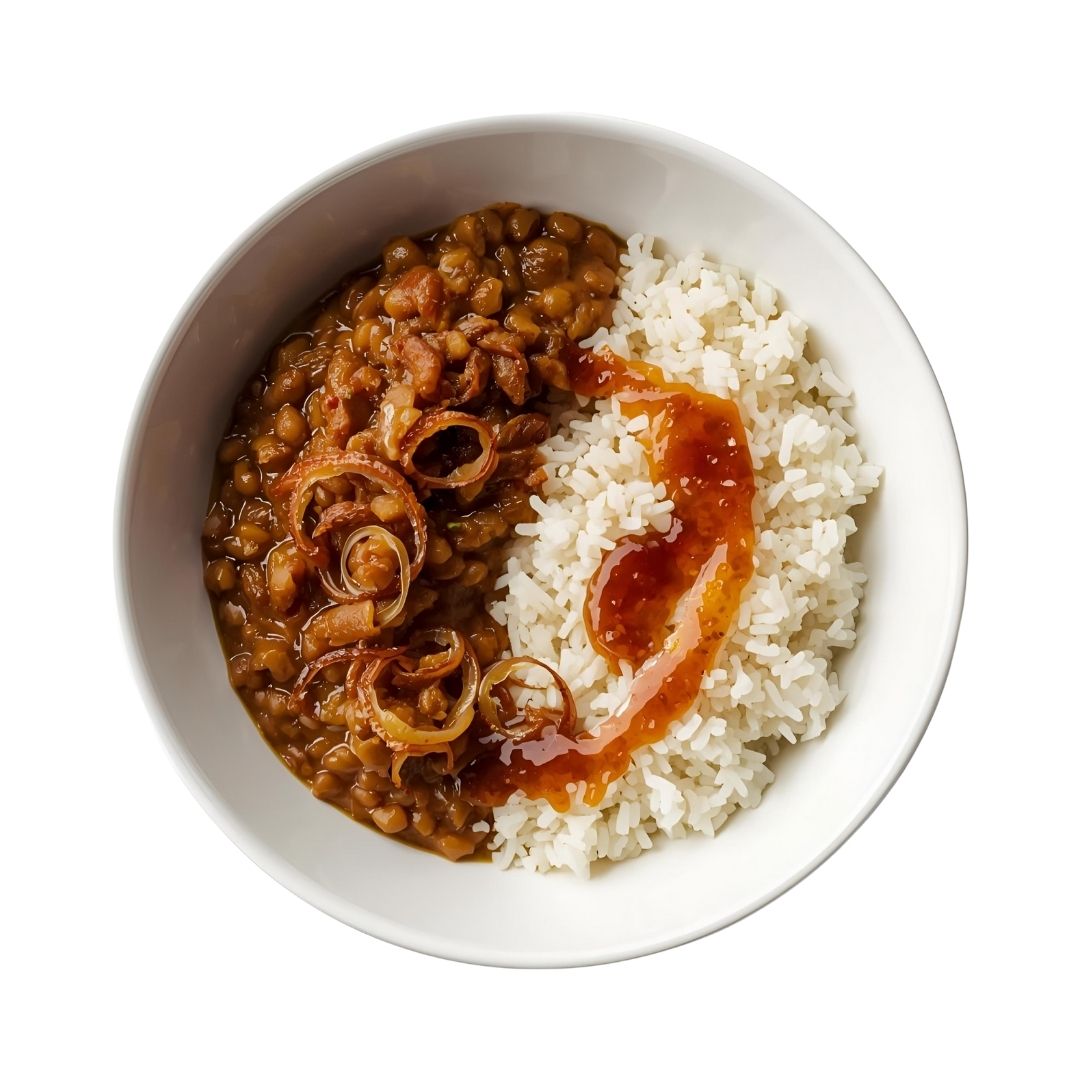 MUJADDARA LENTILS AND RICE