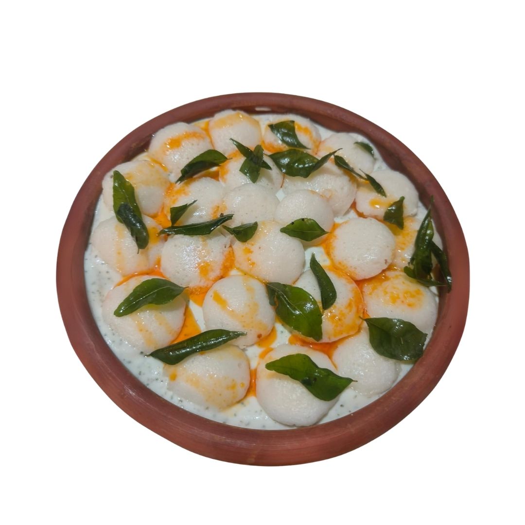 Pumpkin Borani with Idli