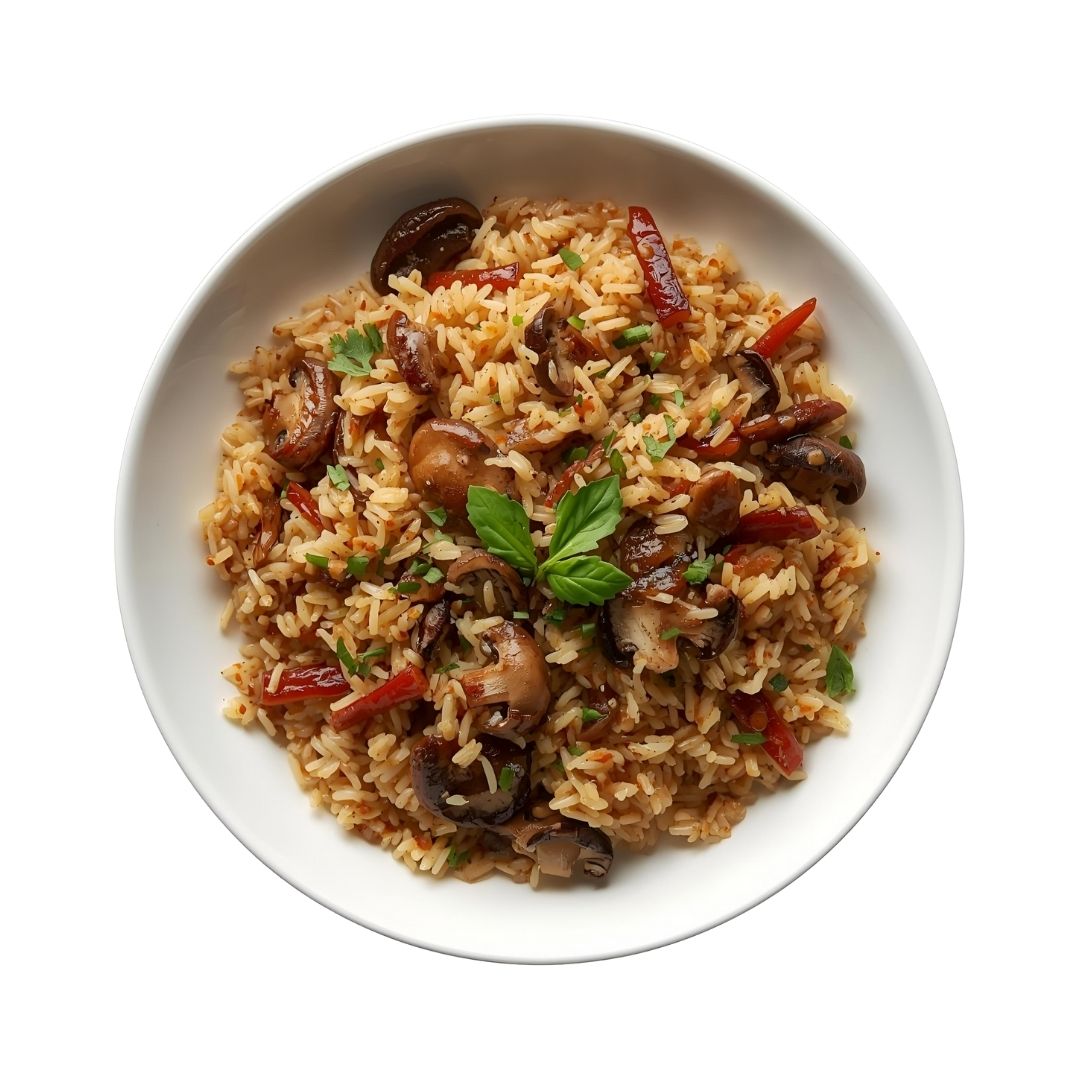 Shitake Mushroom Pulao